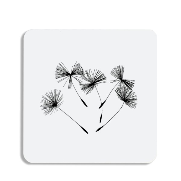 Podtácek  s potiskem Podtácek ,,Púpava,,