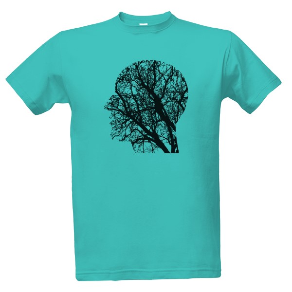 Tričko s potiskem ,,Hlava stromu,,