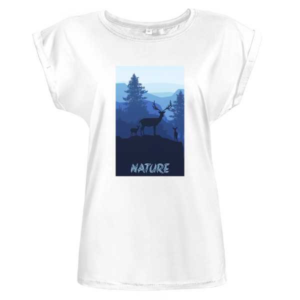 Tričko s potiskem ,,NATURE,,
