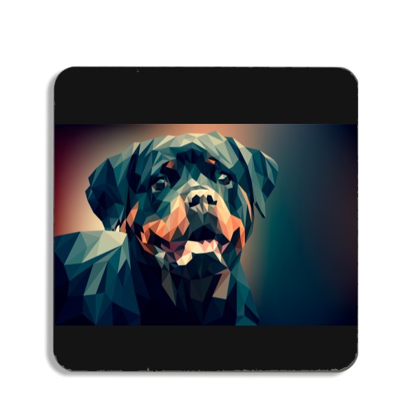 Podtácek  s potiskem Podtácek ,,Rotvajler,,