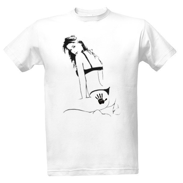 Tričko s potiskem ,,Plesk!,,