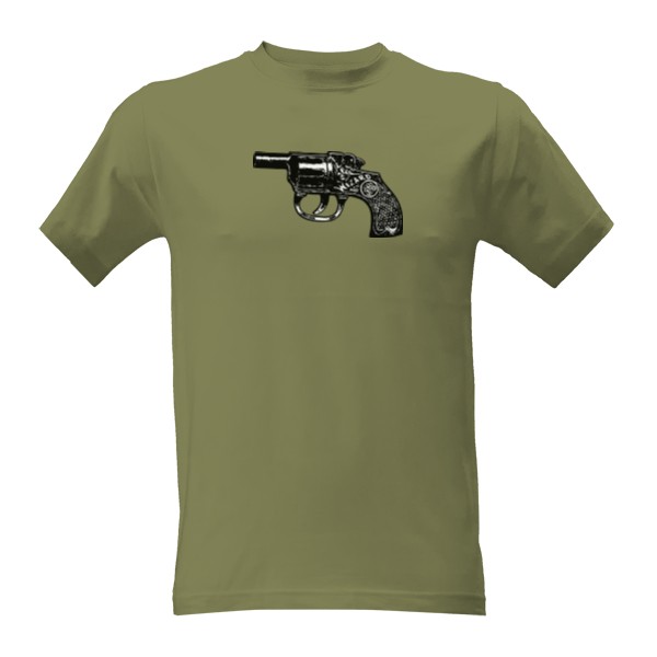 Tričko s potiskem ,,Wizard revolver,,